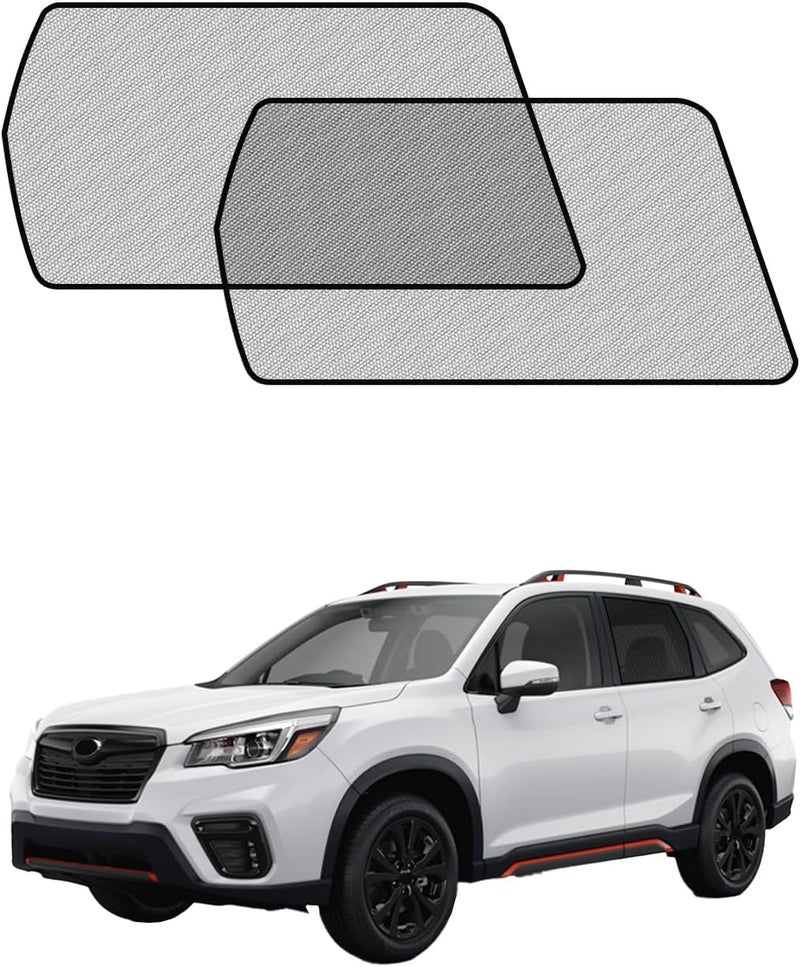 RSACET Car Window Shades for Subaru Forester(2019-2024), 2-Pack Rear Window Sun Shades for Baby – Breathable Mesh, UV & Heat Blocker, Privacy Protection for Camping, Travel, Sleep & Nursing - Image 1